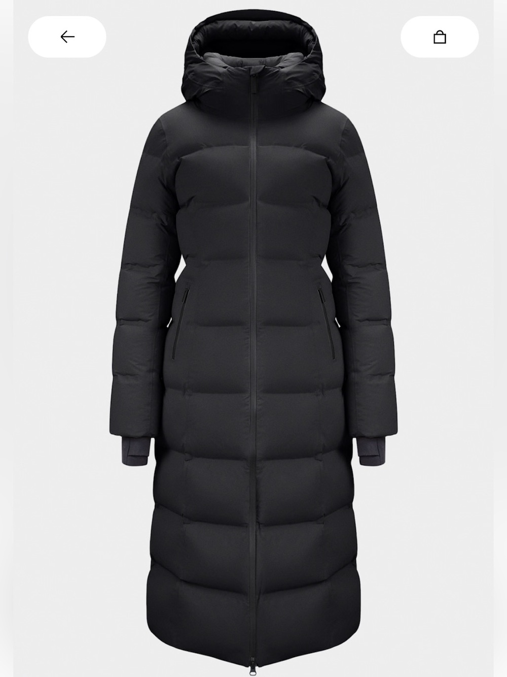 Aritzia- The Supersnug Puff2O Long puffer